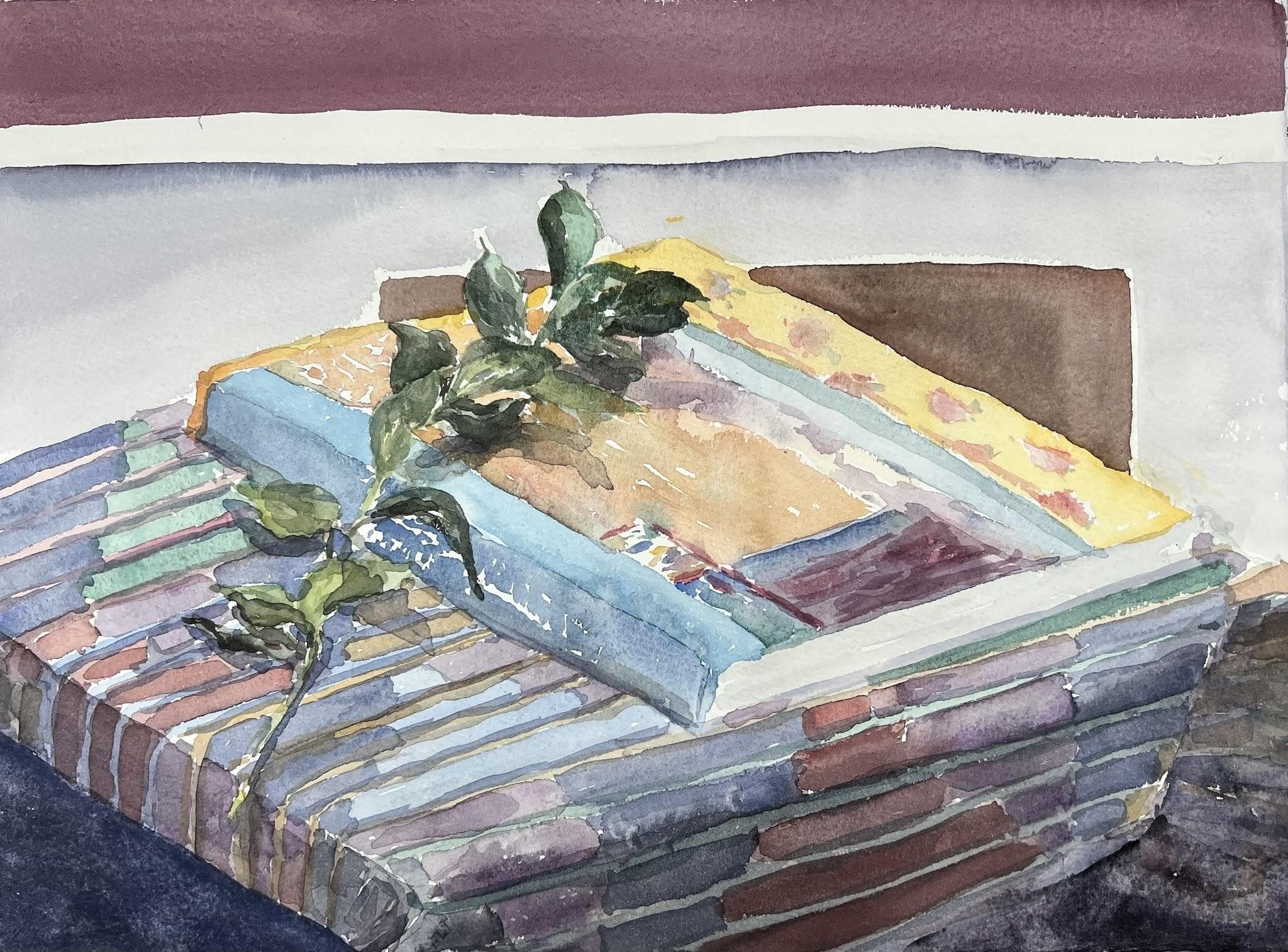 Leaves on Leaves (after Richard Diebenkorn)