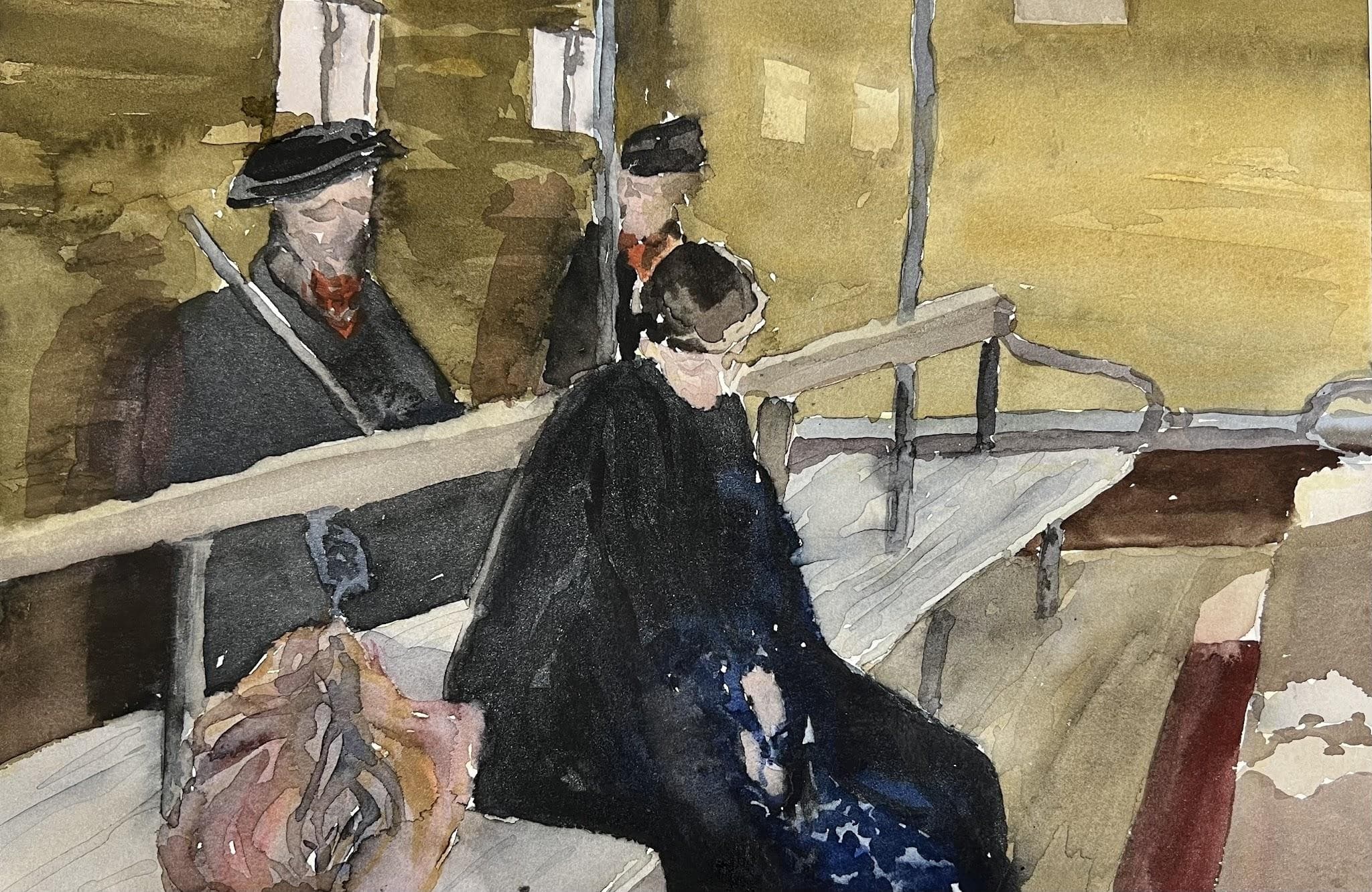 Waiting for the Change (after Joaquin Sorolla)